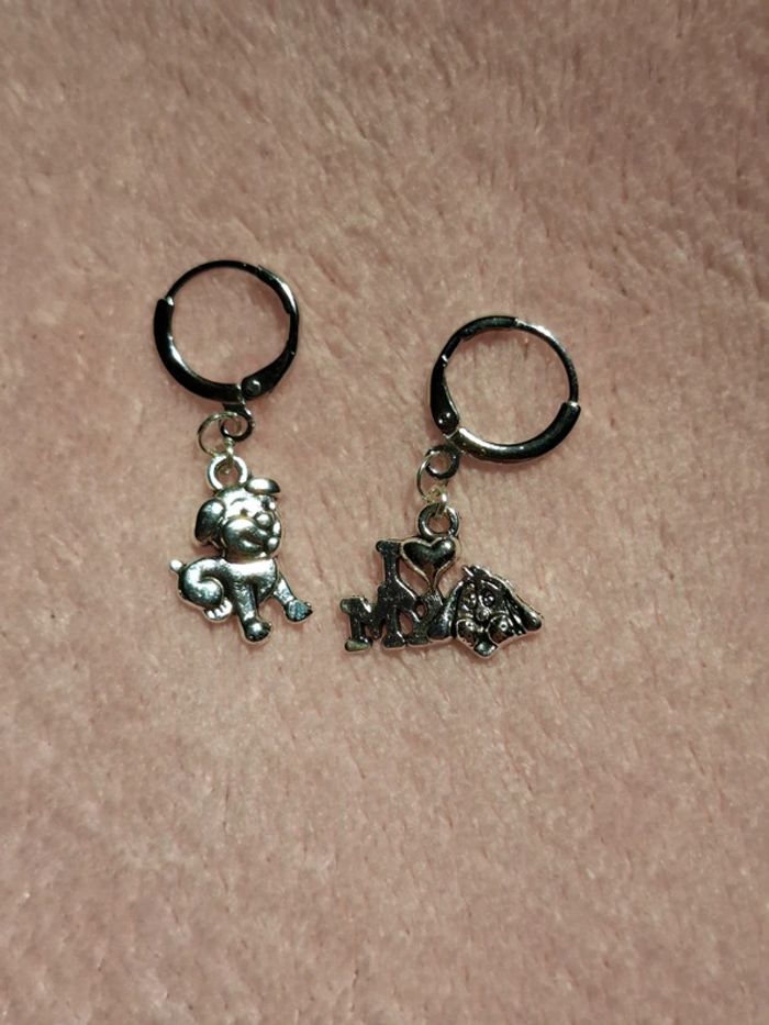 Boucles d'oreilles chiens - photo numéro 2