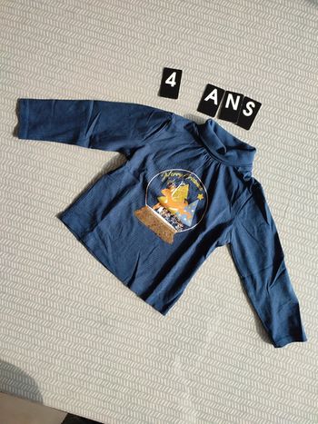 Sous-pull com roulé fille - Lilimarelle - 4 ans