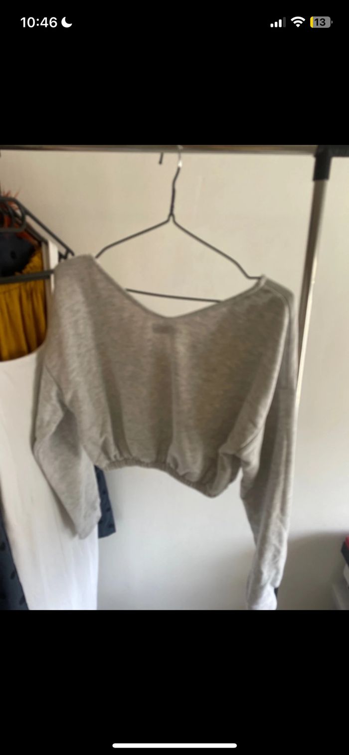 pull top décolleté Gris - photo numéro 4