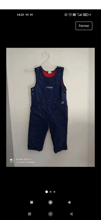 Salopette Cadet Rousselle en 18 mois