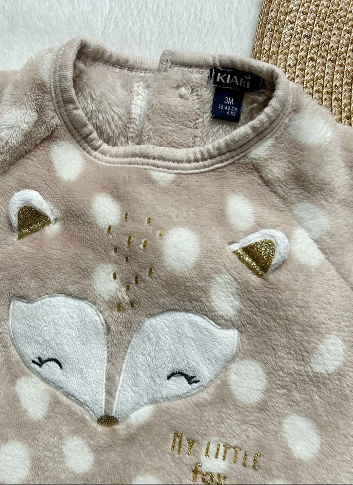 Pyjama chaud et très doux - 3 mois - photo numéro 3