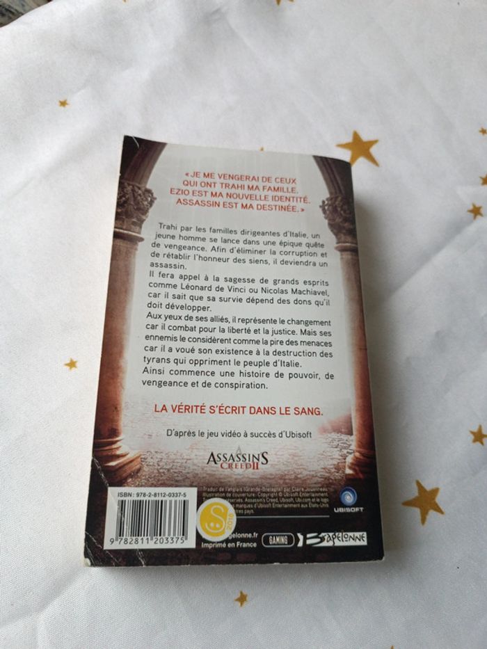 Livre Book poche pocket Assassin assassin's Creed renaissance Oliver Bowden Ubisoft - photo numéro 7