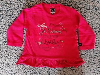 Tee-shirt fille taille 6 mois