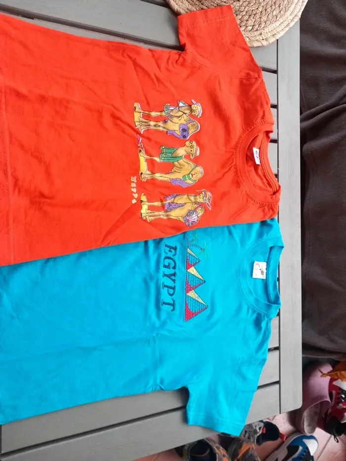 Lot t-shirts colorés - photo numéro 2