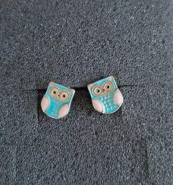 Paire de boucles d'oreilles Hiboux