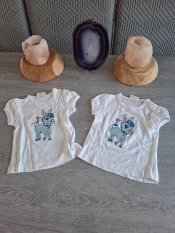 T-shirt blanc 3 mois