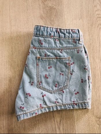 Short en jean cerises kiabi 12 ans style le temps des cerises