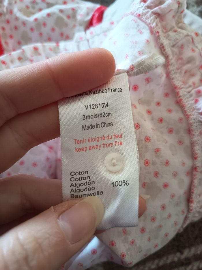 Chemise Enfant Manches Courtes à Motifs Fleuris 🌸 - 3 Mois / Orchestra - photo numéro 6