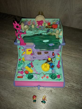 livre polly pocket sparkling mermaid adventure 1995
