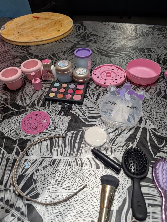 Coiffeuse smoby avec accessoires unique + carton - photo numéro 10