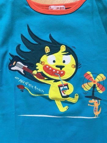 Combinaison courte Du pareil au même 2 ans