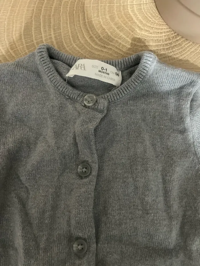 Combi bleue grise Zara - photo numéro 3