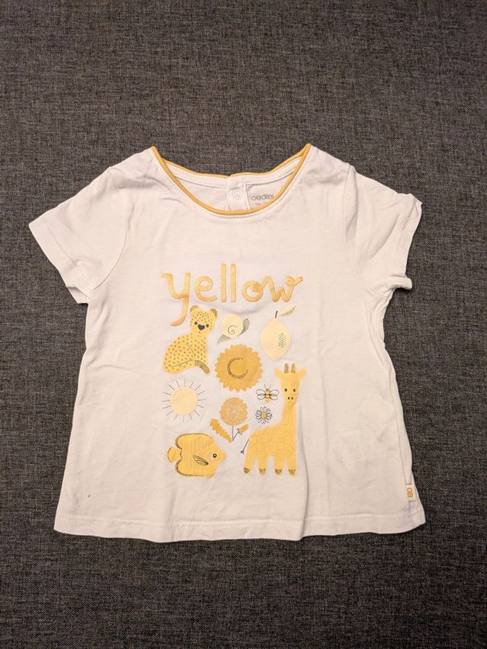 Lot de 6 T-Shirts manches courtes - 12 mois - Multi marques - Très bon état - photo numéro 6