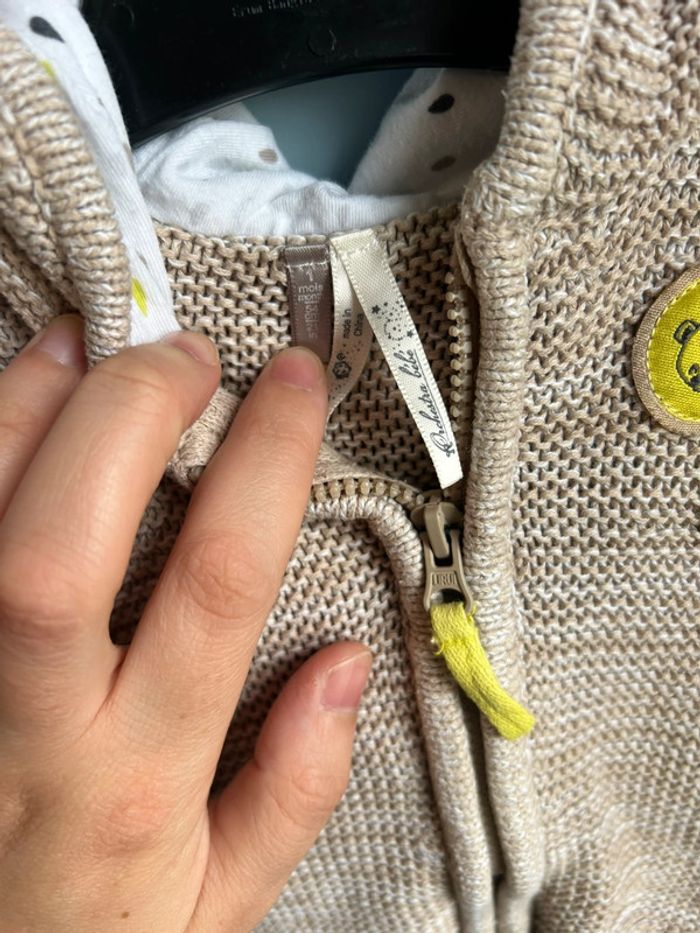 Gilet marron clair , 1 mois , orchestra - photo numéro 3