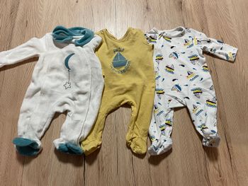 Lots 3 Pyjamas 1 mois Orchestra