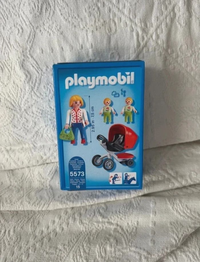 Playmobil - Maman avec Jumeaux et Landau - photo numéro 2