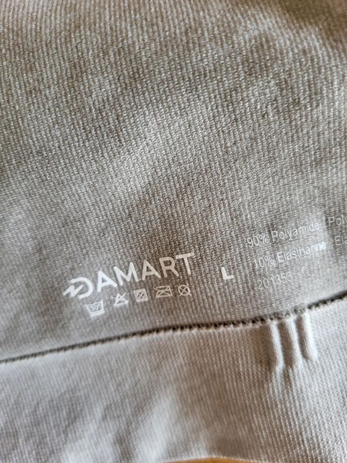 Brassière gris clair avec dentelle Damart - photo numéro 8