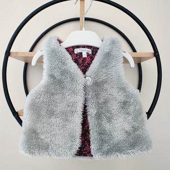 6 mois gilet tout doux sans manche