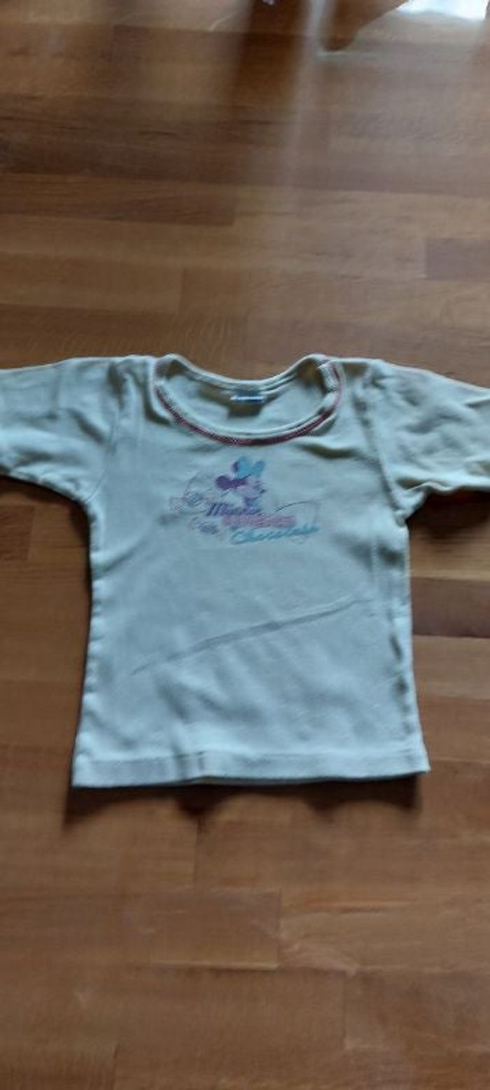 Tee-shirt manches courtes Minnie bébé fille 24 mois