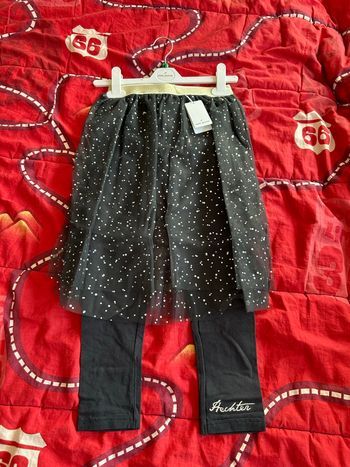 Lot / ensemble Jupe à paillettes + legging Daniel hechter 7 ans / 8 ans neuf