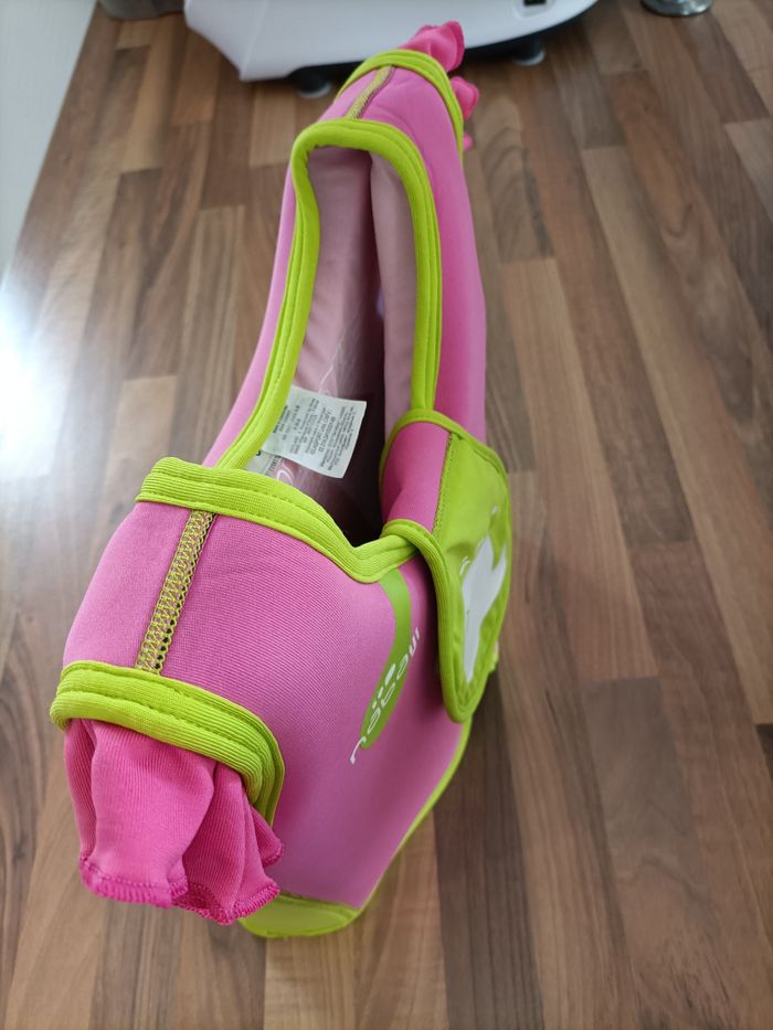 Gilet de flottaison piscine Nabaiji 15-18 kg rose anis - photo numéro 6
