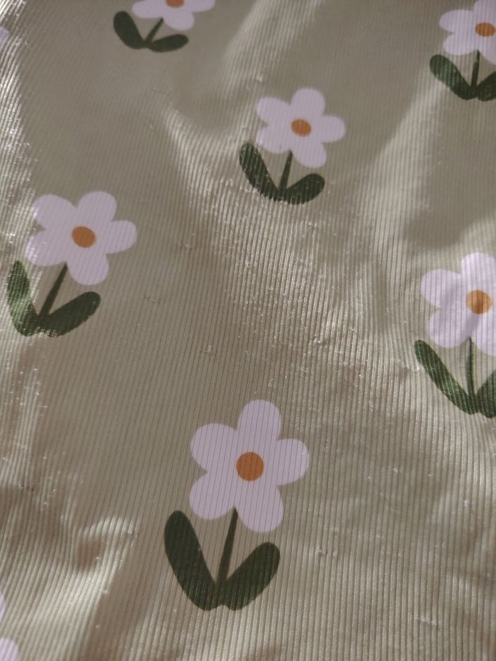 Pyjama vert fleurs - photo numéro 2