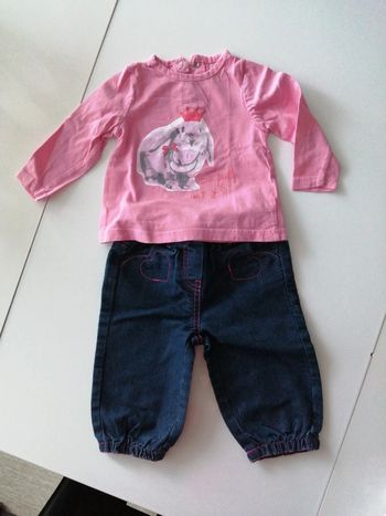 Ensemble bébé fille 9 mois