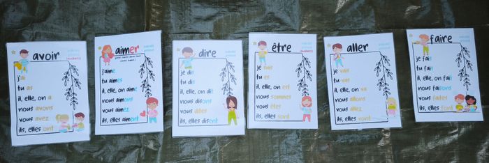 Lot de 6 cartes aide mémoire - photo numéro 5