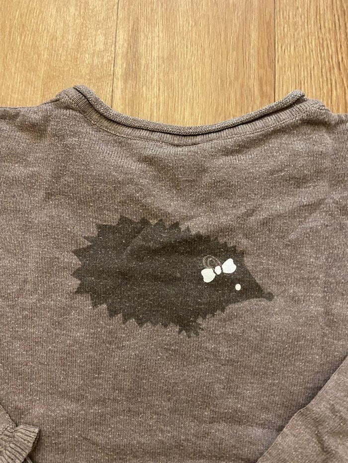 Pull léger marron fille 5 ans - photo numéro 4