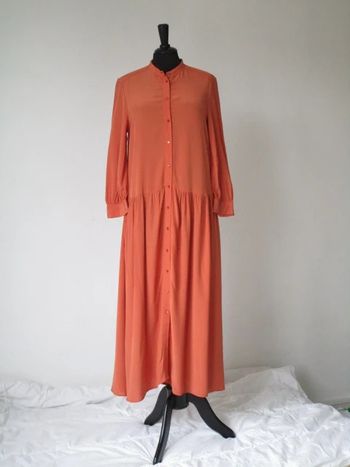 Robe longue brique Cyrillus 36 NEUVE