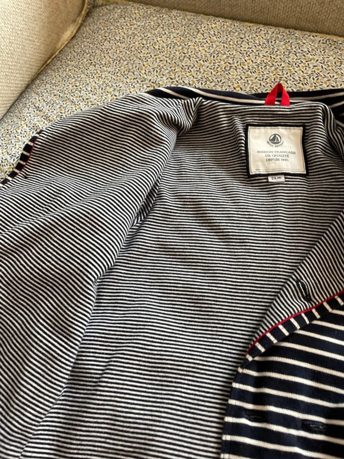 Veste caban Petit bateau 24 mois - photo numéro 4