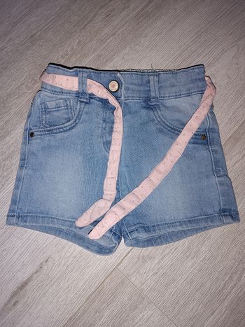 Short en jeans