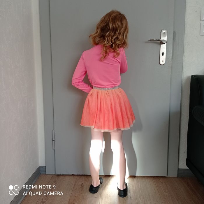 Jupe tulle dégradé orange 6ans - photo numéro 4