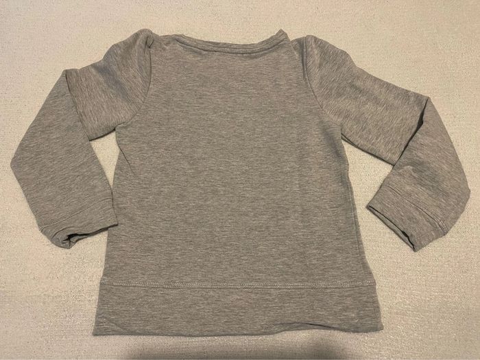 Sweat gris et rose avec chats - T. 6 ans - photo numéro 2