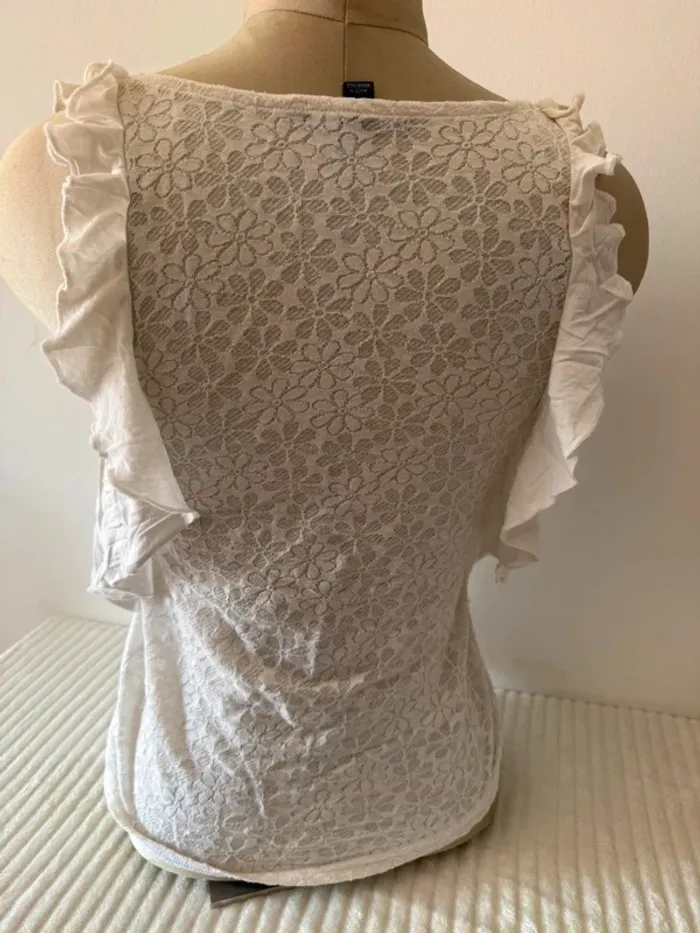 Débardeur blanc taille XS - photo numéro 4