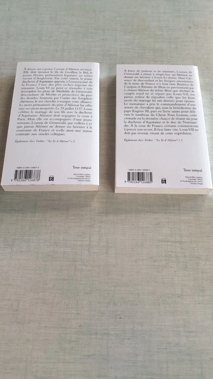 Lot de 2 livres le lit d'aliénor - photo numéro 2