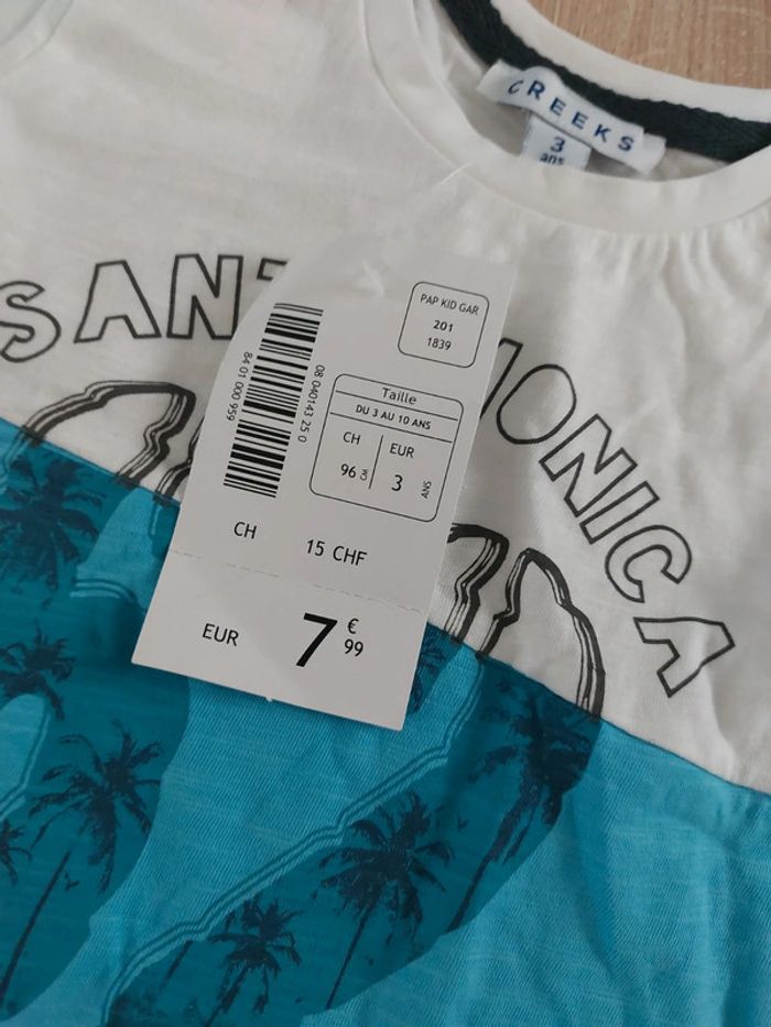 Tee shirt. Creeks 3 ans neuf - photo numéro 4
