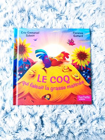 Petit livre à histoire pour enfant : Le coq qui faisait la grasse matinée 🖤