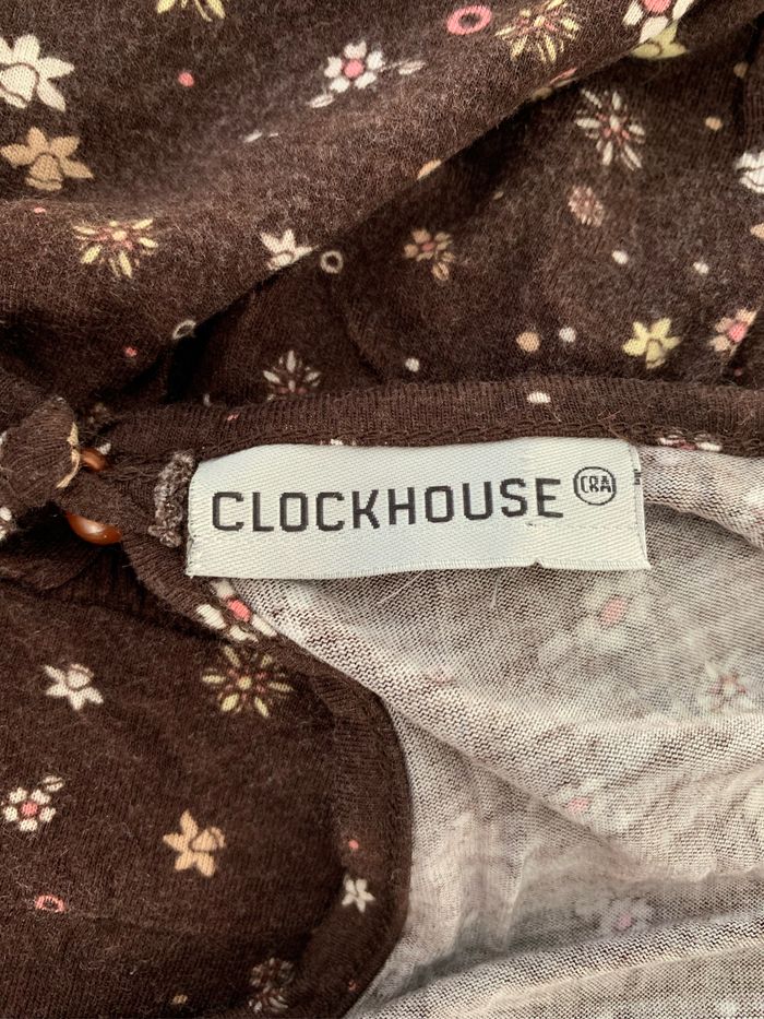 Petite robe marron Clock House taille M - photo numéro 6