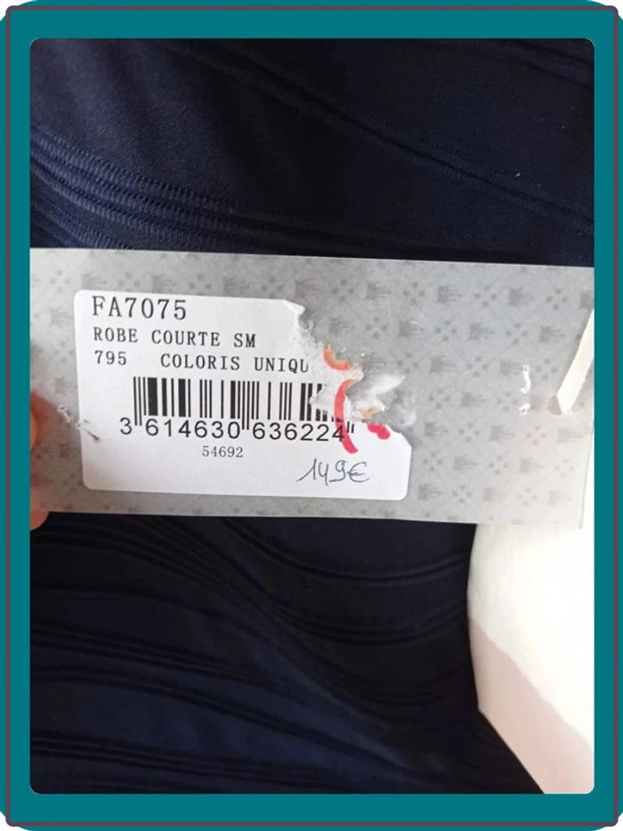 Robe bleue La Fée Maraboutée neuve taille 44 - photo numéro 5