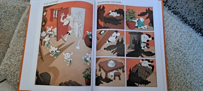 Livre 1ere BD, le loup et les 7 chevraux - photo numéro 2