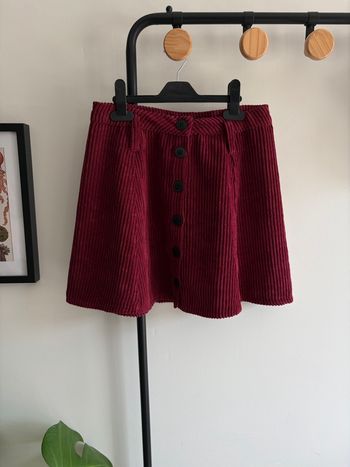 Jupe bordeaux Bershka