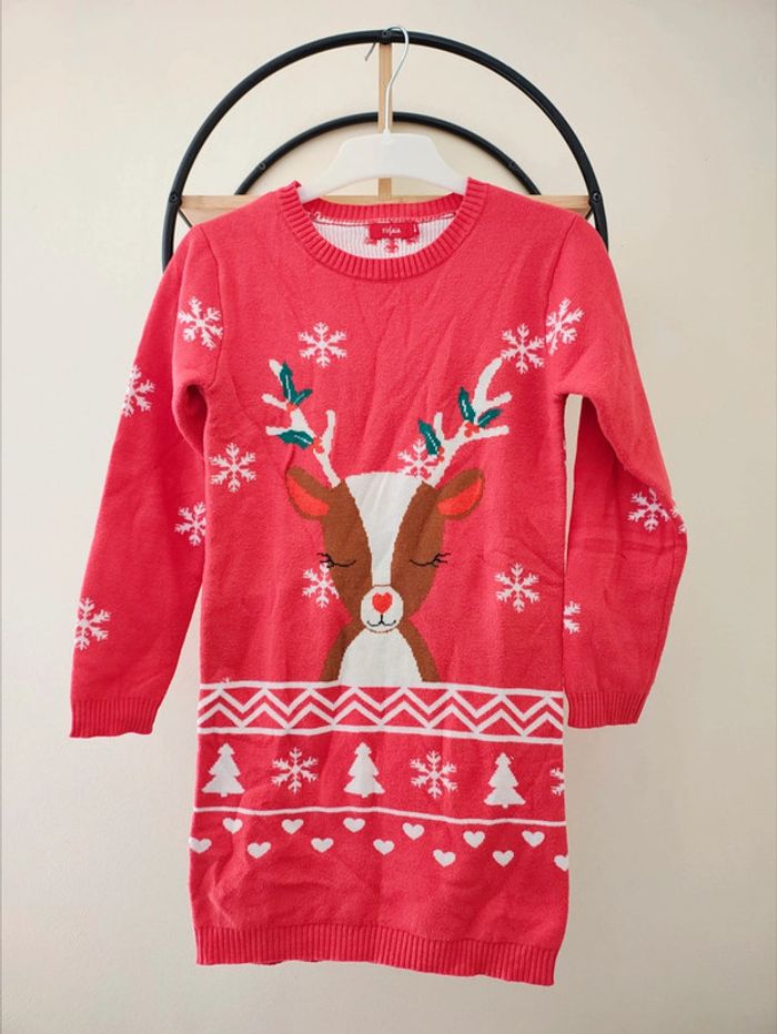 8 ans robe pull noel hivers Tissaïa