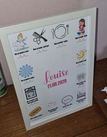 Affiche enfants naissance