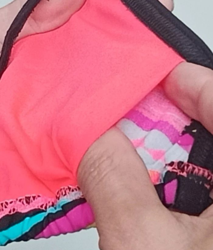 Bikini triangle multicolore taille 38/40 - photo numéro 6