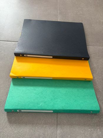 Lot de 3 classeurs cartonnés exacompta neufs