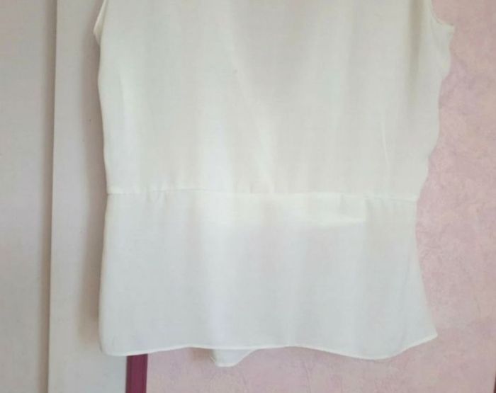 Blouse "Zara" blanc- crème en T.38 Neuve - photo numéro 9