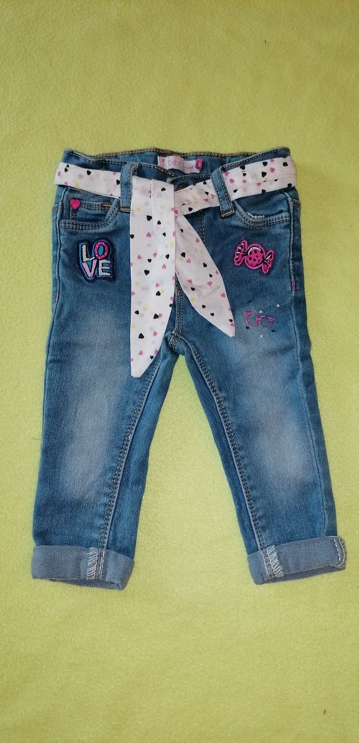 Pantalon jean slim 6 mois