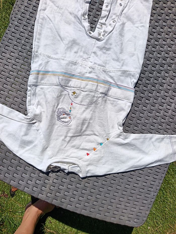 Pyjama grenouillère combinaison sans pied taille 3 mois - 62 cm - photo numéro 6