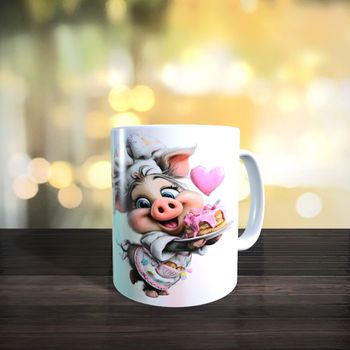 Mug jolis cochons rigolos